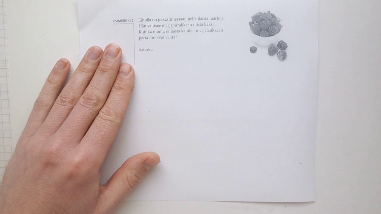 9 lk esimerkit kappaleesta "20 Valitaan vain osa"