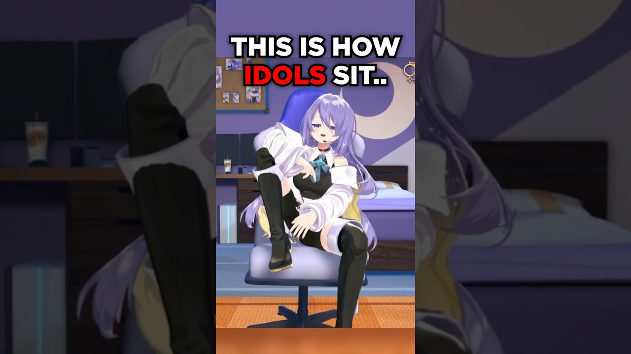 Hololive Has Interesting Sitting Postures