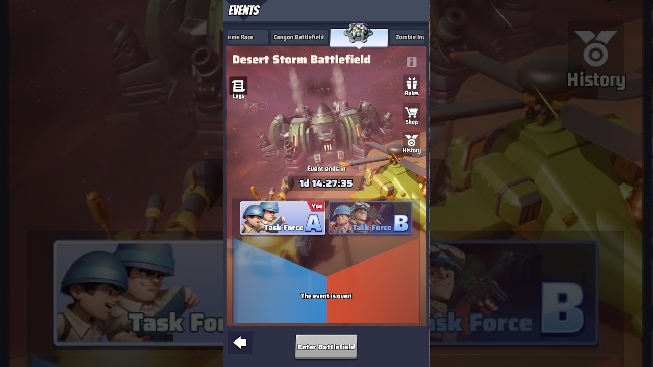 Last war survival game: Desert Storm Event [ZoC] server #499