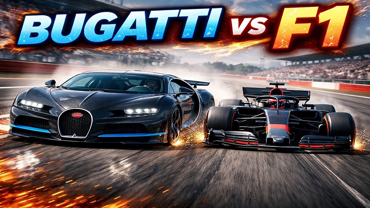 Bugatti Chiron vs F1 Car – This Result SHOCKED Everyone 🤯