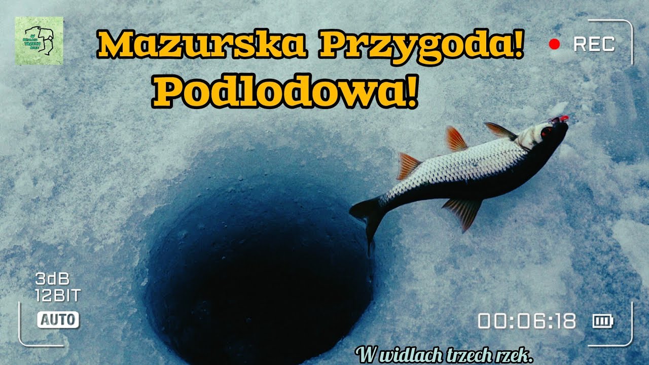 Mazurski Lód! Wypad na dzikie, leśne mazurskie jezioro! WĘDKARSTWO PODLODOWE.