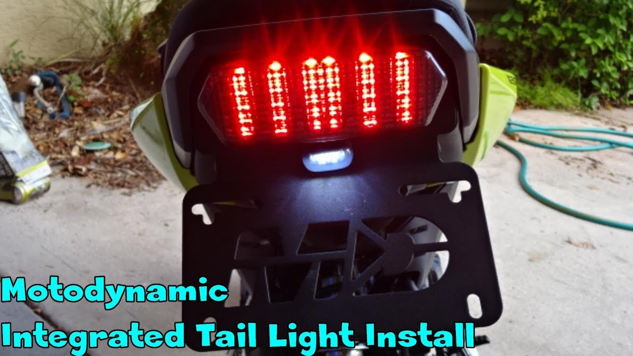 Motodynamic Integrated Tail Light Install on my 2018 Honda Grom!