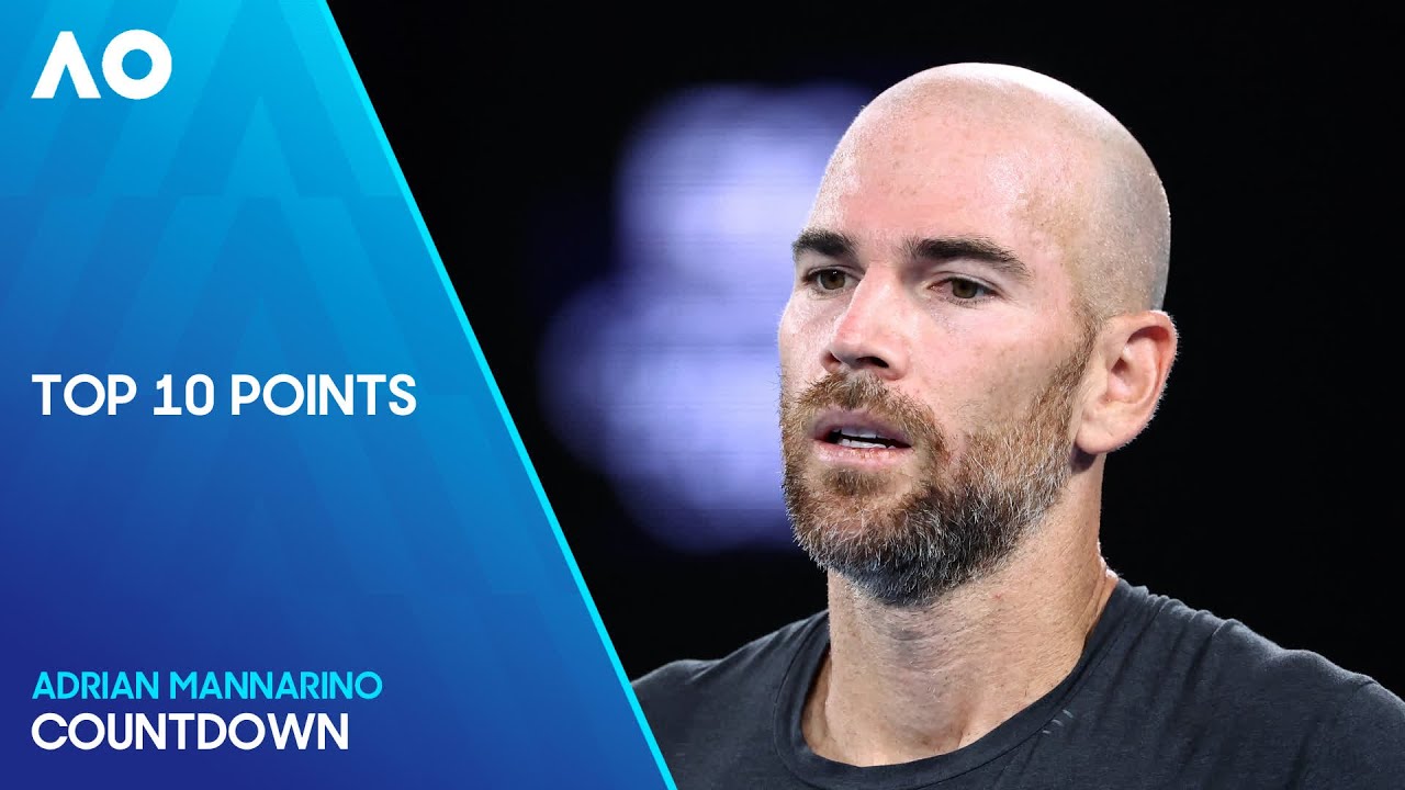 Adrian Mannarino Top 10 Points | Australian Open 2024