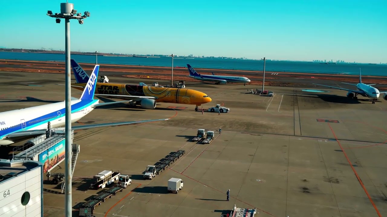 2026-1-4羽田空港ANA のこりわずかなスターウォーズジェット#羽田空港 #スターウォーズジェット  #ana_jp #全日空#shots#sonyα7ⅴ
