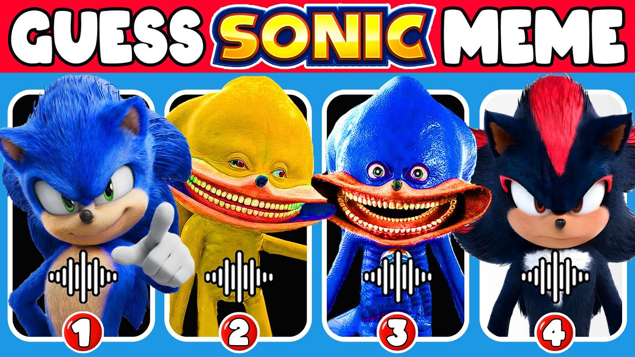 Guess Sonic Meme 😂🌈💙 | Guess Who’s Dancing 🎭💃 | Sonic 🦔, Shadow ⚡, Knuckles 🔴, Tails 🦊, Amy Rose 🌸 |