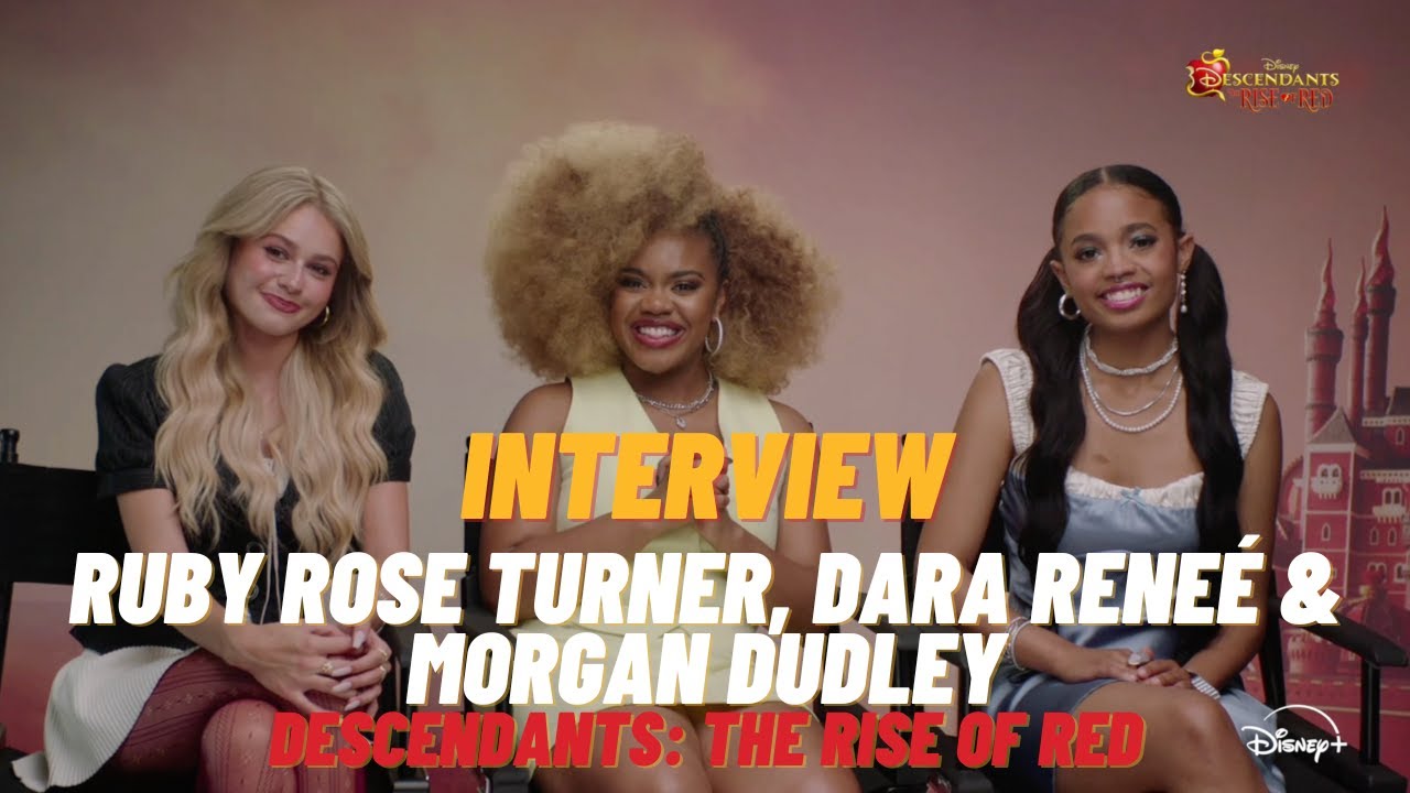Descendants: The Rise of Red | Dara Reneé, Ruby Rose Turner & Morgan Dudley Interview | POC Culture
