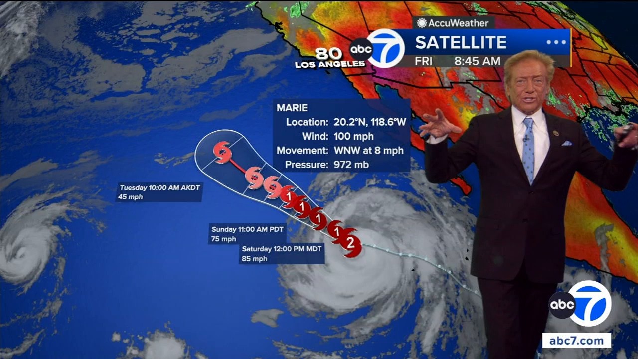 Tracking Hurricane Marie: See latest forecast for SoCal impact