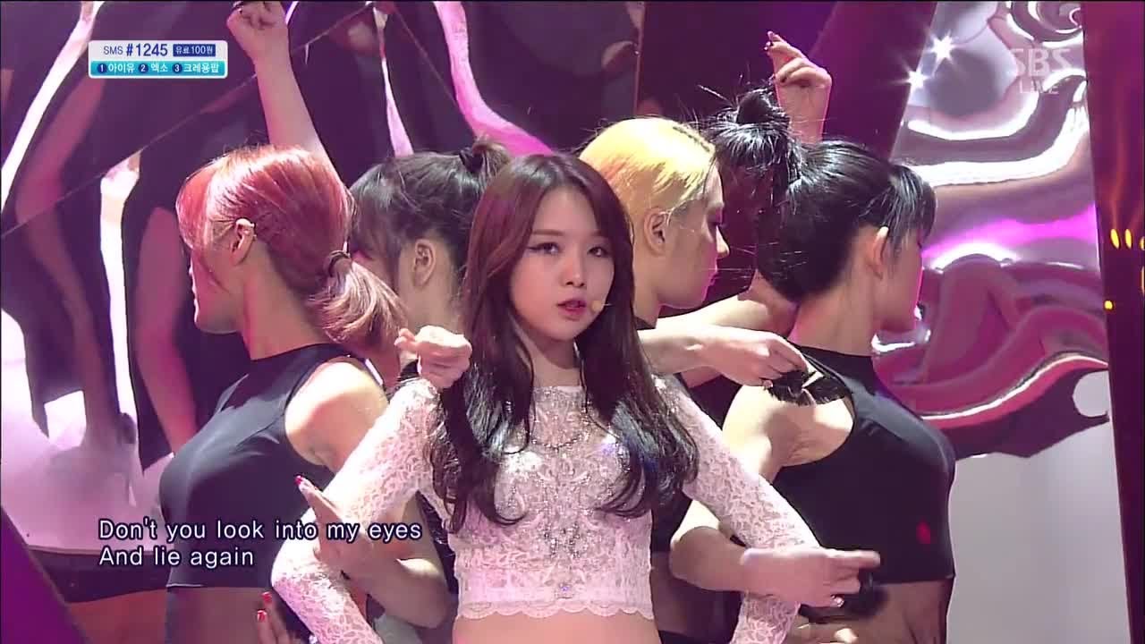 [День девочек] - Something @ Popular Inkigayo 140105