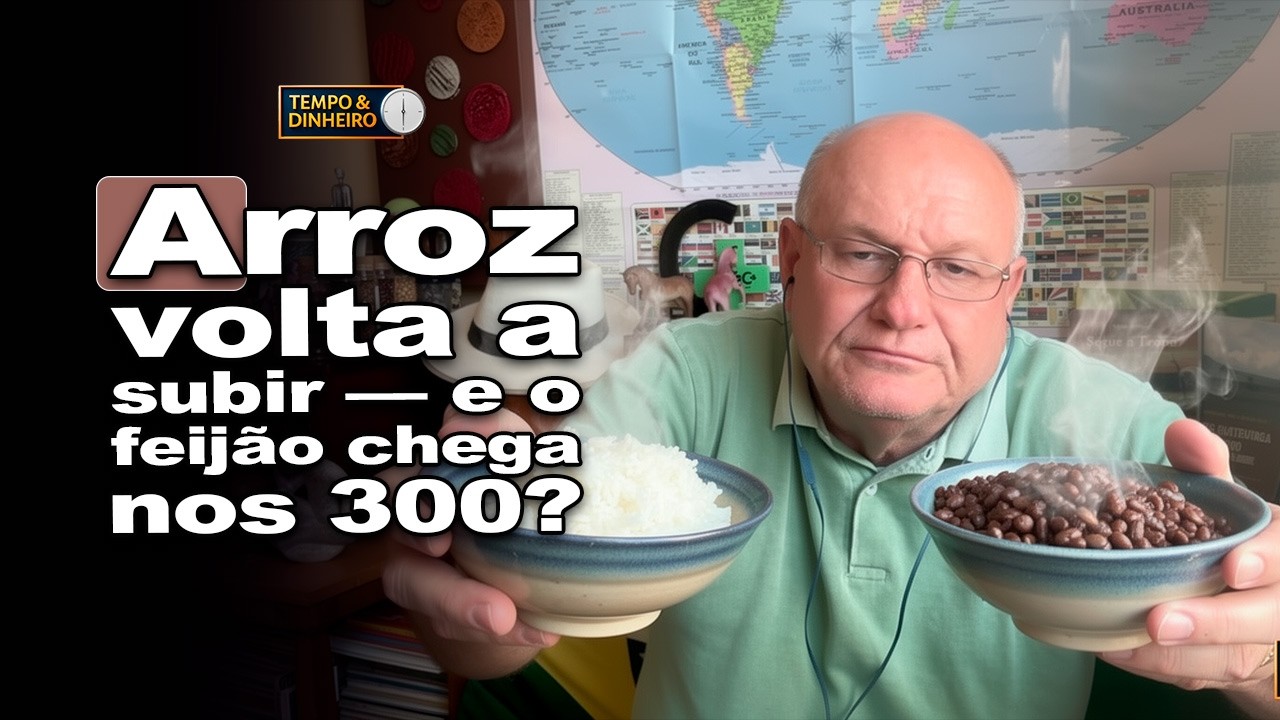 Arroz reage após meses parado e feijão volta a beliscar os R$ 300