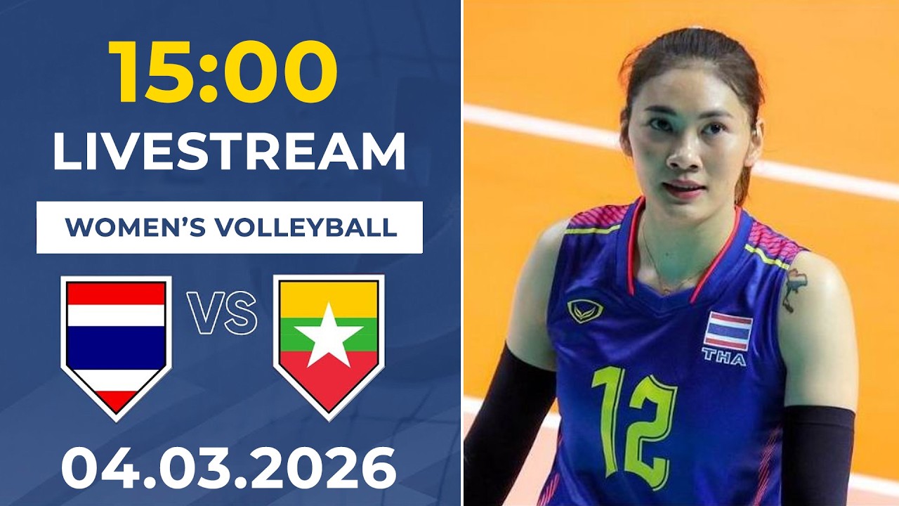 Nữ Thái Lan vs Nữ Myanmar | Women's Volleyball | Khoảnh Khắc Nghẹt Thở