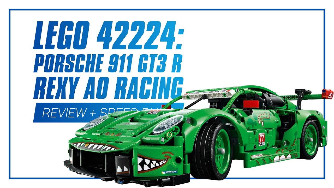LEGO 42224: Porsche 911 GT3 R REXY AO Racing - IN-DEPTH REVIEW