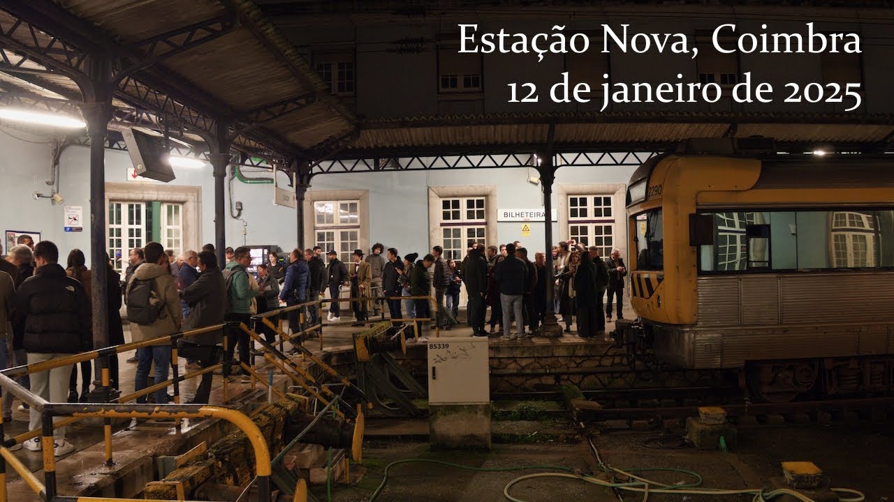 A Última Partida da Estação Nova, Coimbra, Portugal