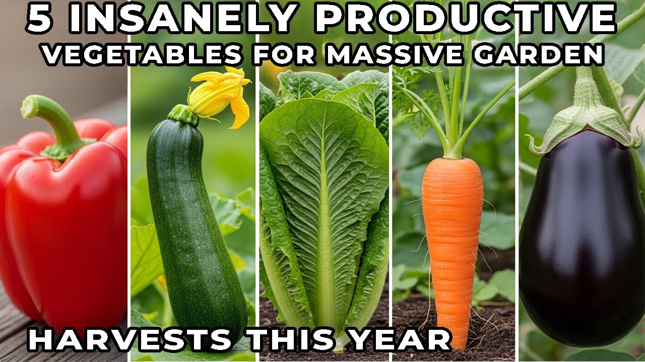 5 High-Yield Garden Vegetables for Big Bumper Crops This Year