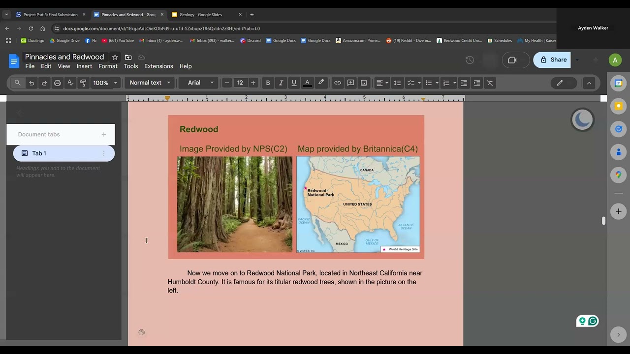 Pinnacles and Redwood: Geologic History