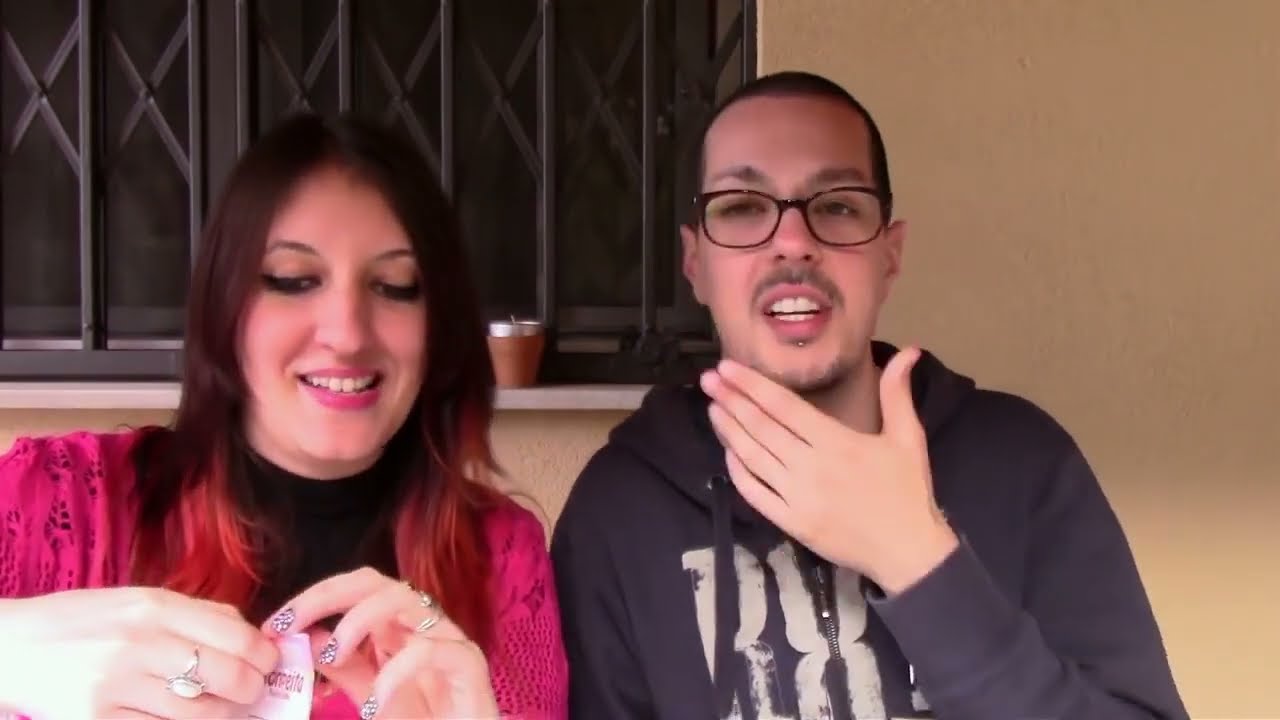 Gli Assaggi di Dany&Stefy Cioccolato con lampone, waferone mattone e Konpeito caramelle all'aria
