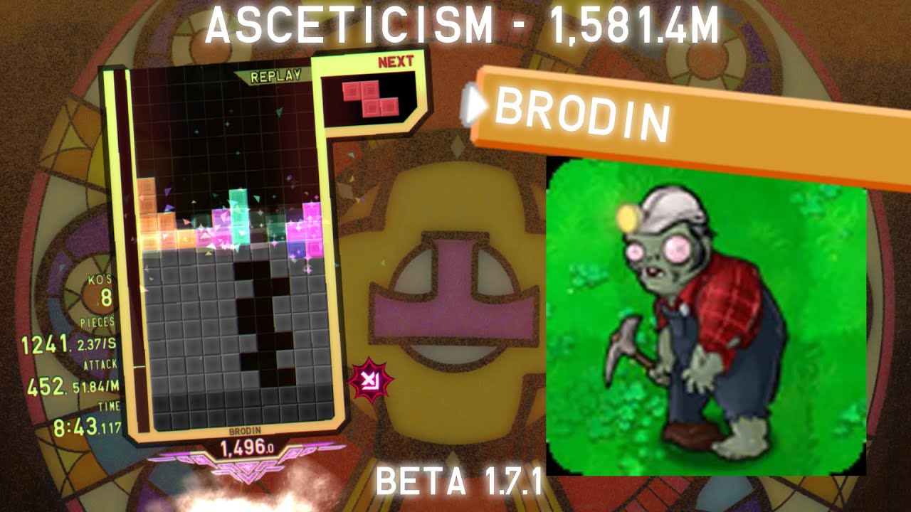 Quick Play 2 - Asceticism, 1,581.4m by Brodin - TETR.IO High Level Replays