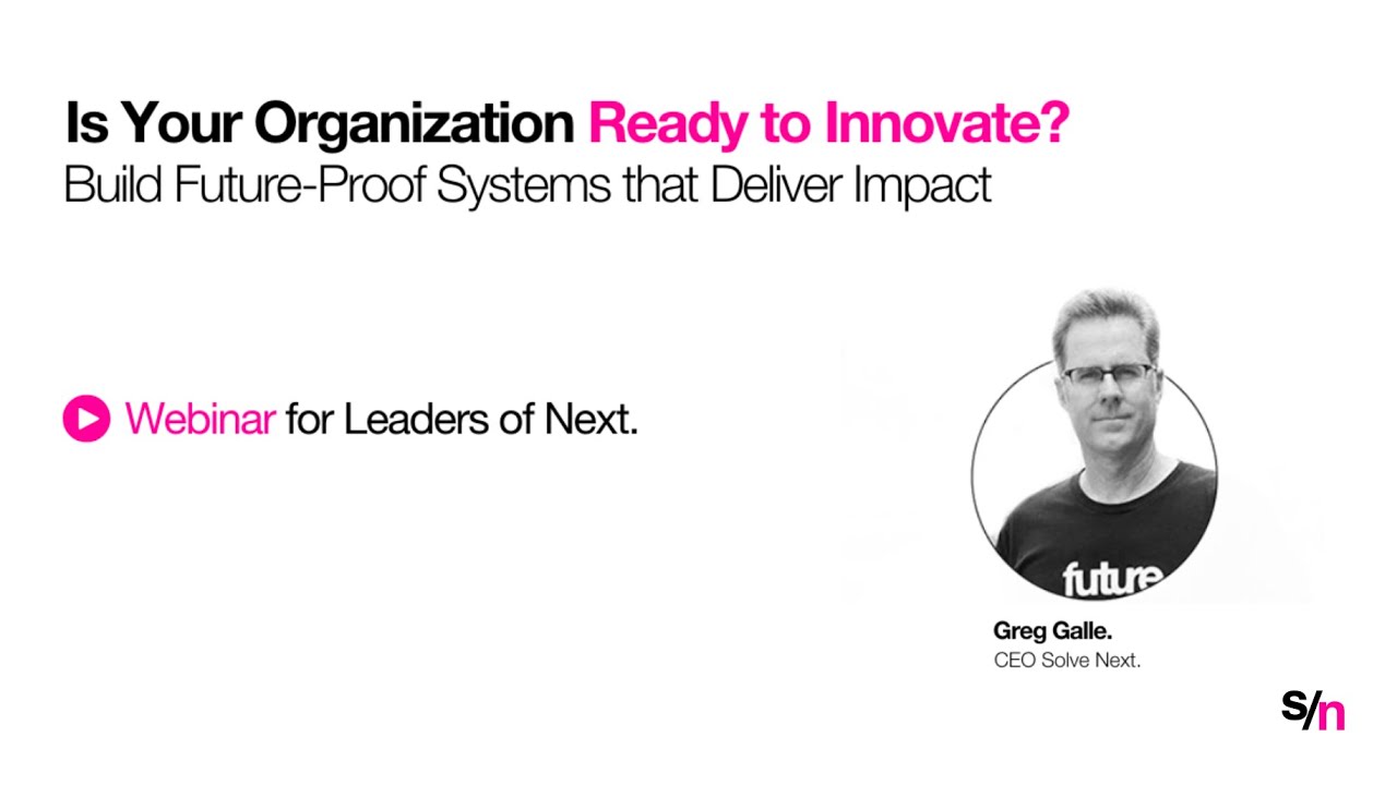 Webinar: Intelligent Innovation Systems