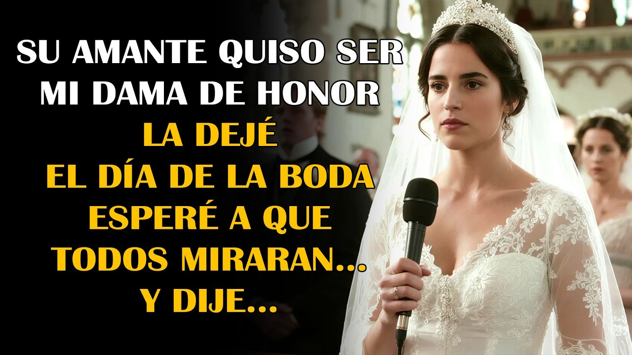Su amante quiso ser mi dama de honor — la dejé, pero en la boda hablé