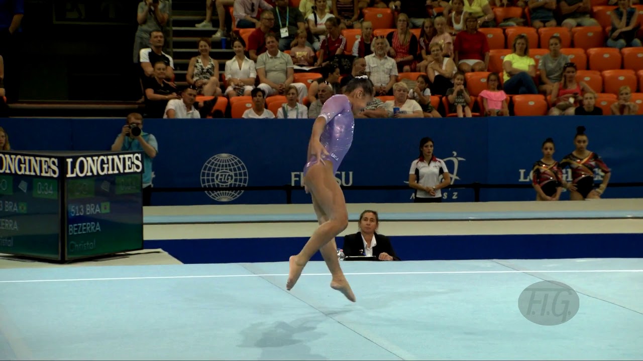 BEZERRA Christal (BRA) - 2019 Artistic Junior Worlds, Gyor (HUN) - Qualifications Floor Exercise