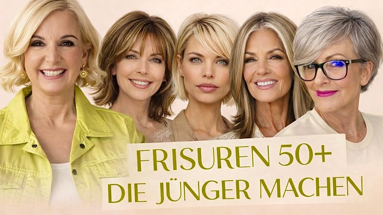 Diese Frisuren lassen Frauen über 50 sofort jünger aussehen | Trends 2026