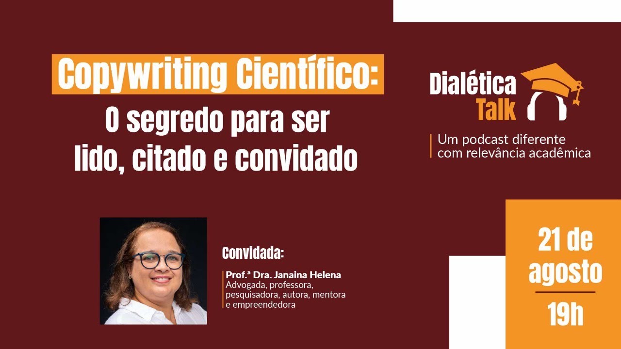 Copywriting Científico - o segredo para ser lido, citado e convidado
