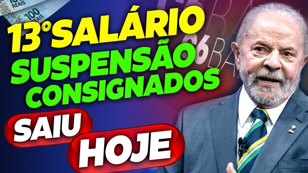 DIÁRIO OFICIAL CONFIRMA NOTÍCIA BOA: 13º SALÁRIO + SUSPENSÃO dos EMPRÉSTIMOS