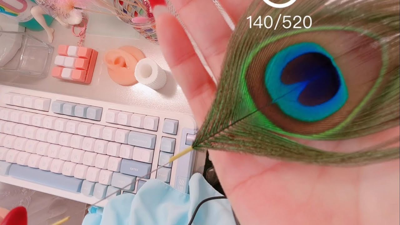 POV ASMR | Long Acrylic Nails Scratching Everything Slowly
