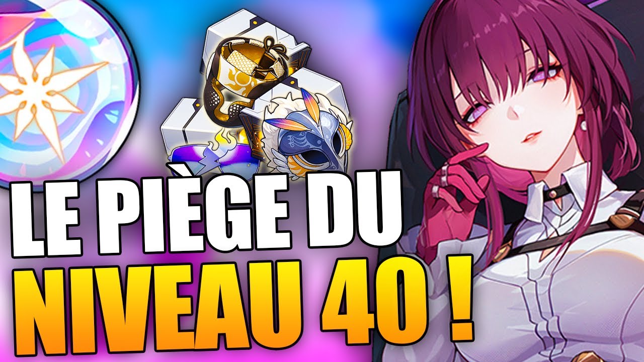 Ne faites pas cette ERREUR au niveau 40 de pionnier ! Bien utiliser sa résine ! Honkai Star Rail FR