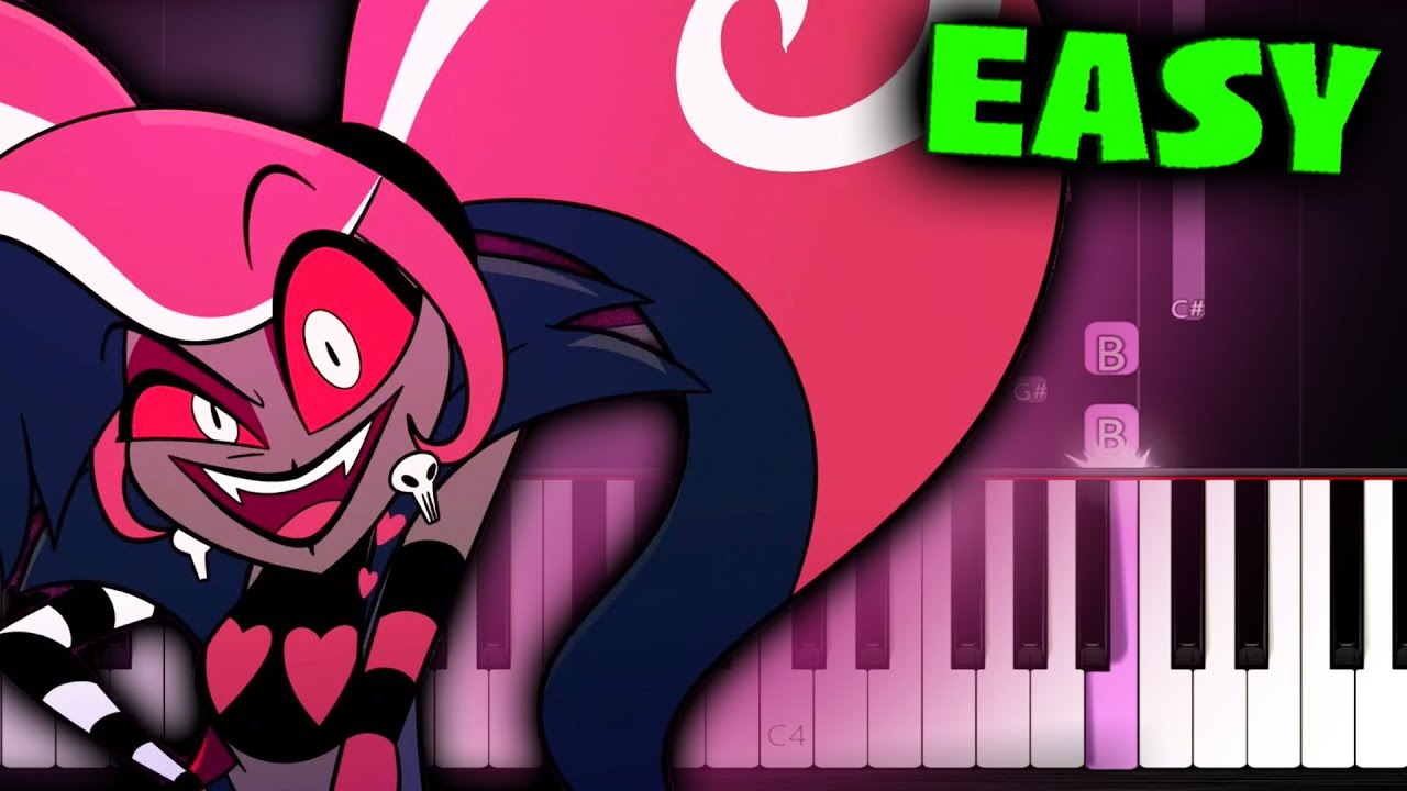 Respectless (Hazbin Hotel) - EASY Piano Tutorial