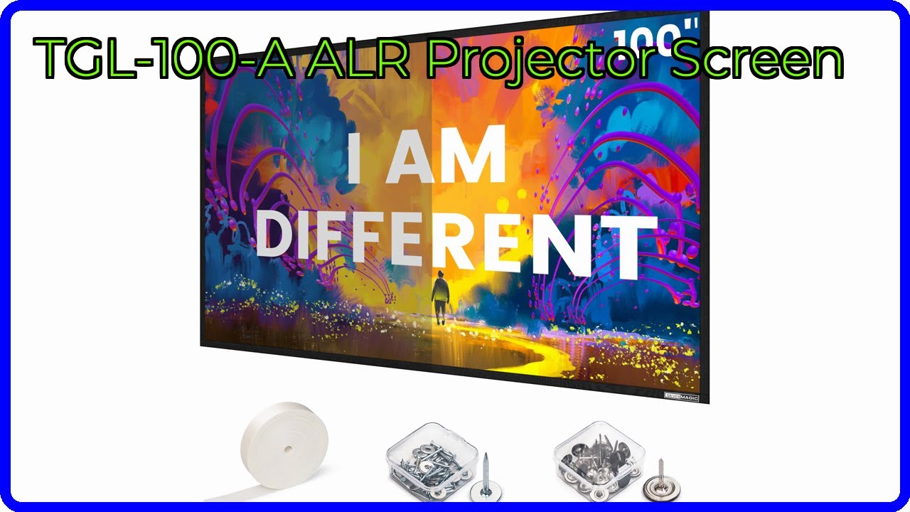 REVIEW (2026): TGL-100-A ALR Projector Screen. ESSENTIAL details.