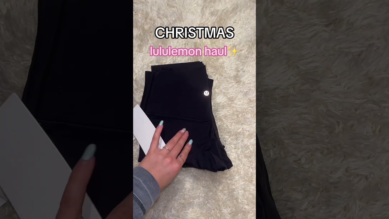 LULULEMON christmas try on haul 2024 😳 LULULEMON HAUL