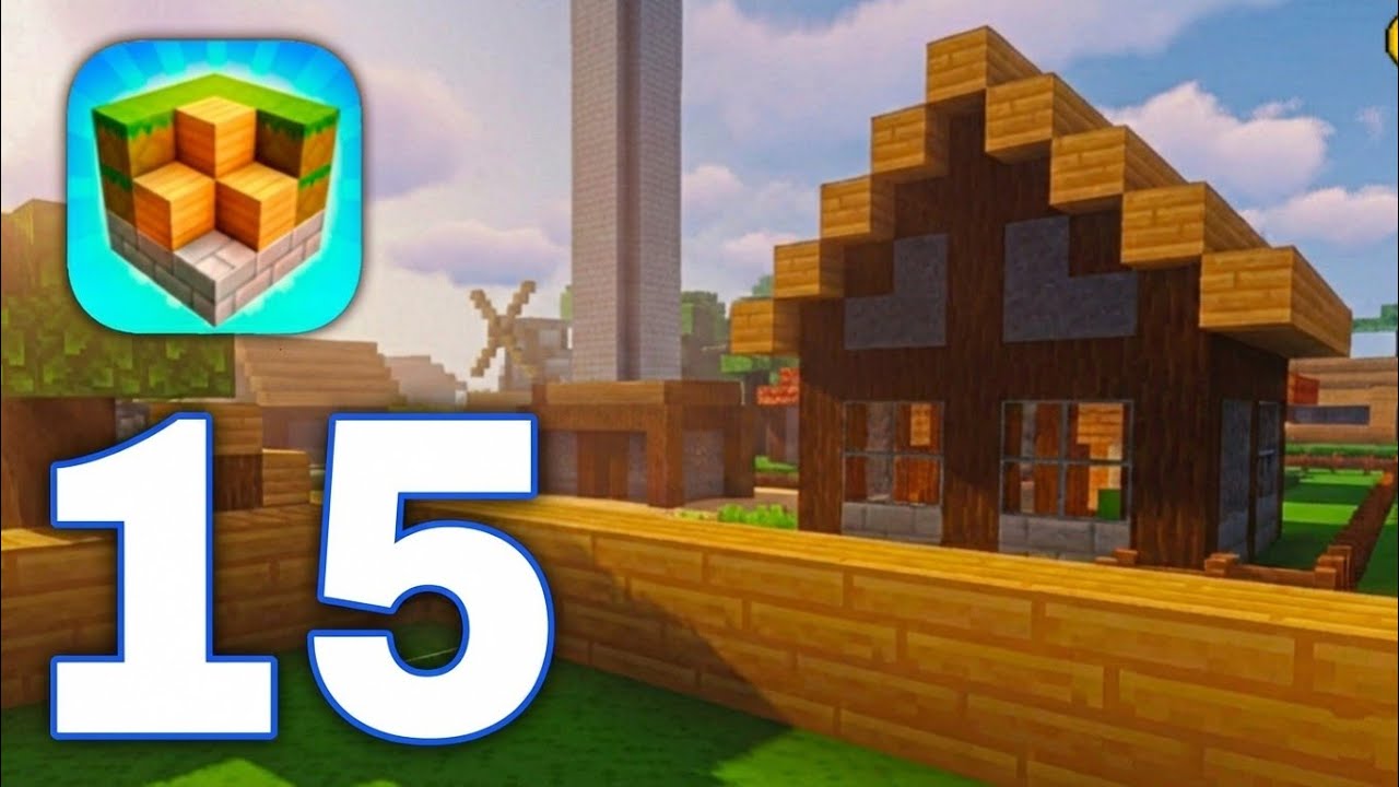 Huge Wooden House And Village Upgrade 😱🔥 || Block Craft 3D Episode 15