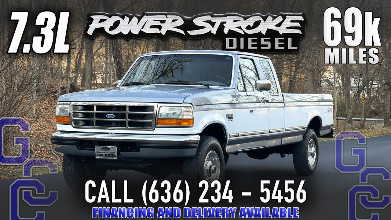 Manual 7.3 Powerstroke Diesel For Sale: 1997 Ford F-250 XLT 5-Speed OBS 4x4 With Only 69k Miles
