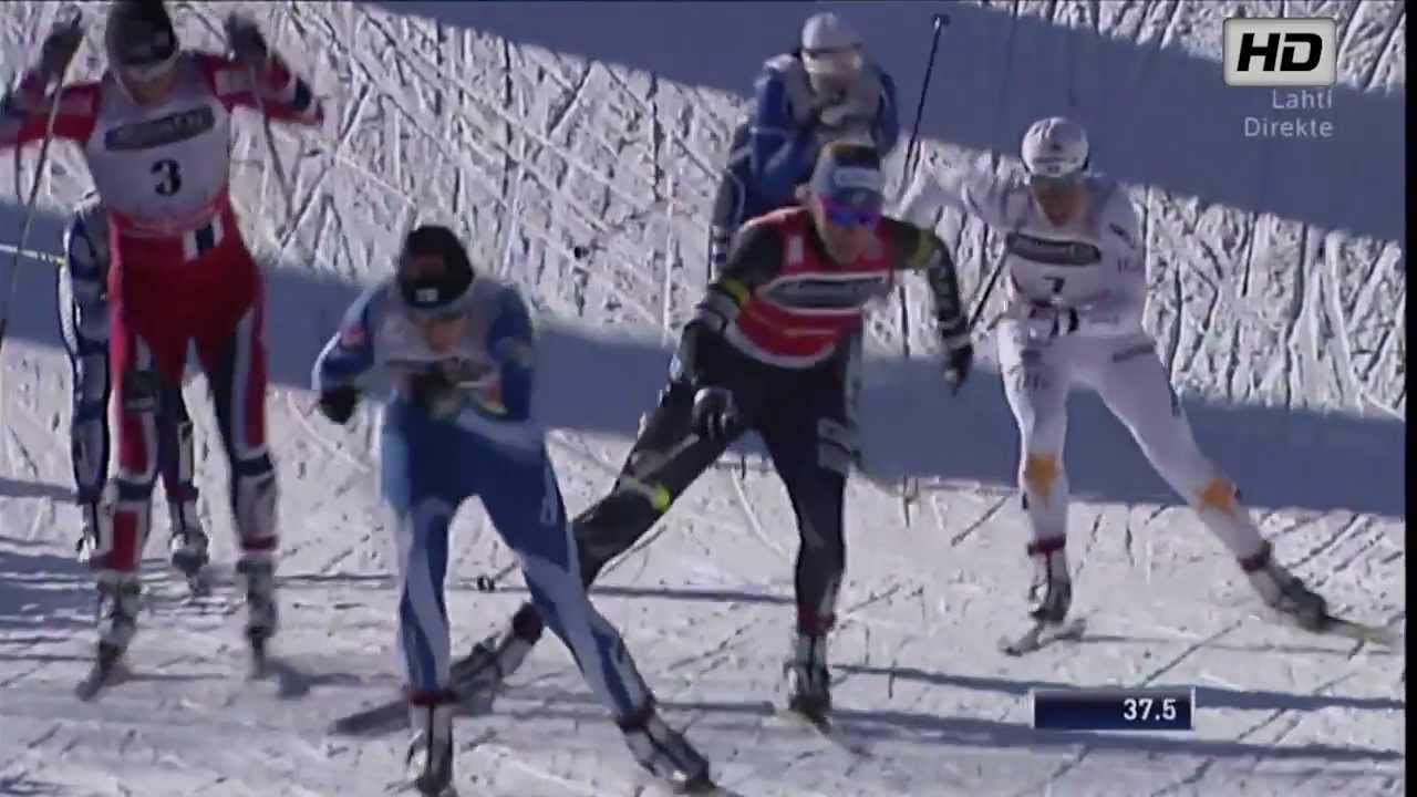Woman's Sprint Finale Lahti 2013 - MARIT BJØRGEN vs KIKKAN RANDALL