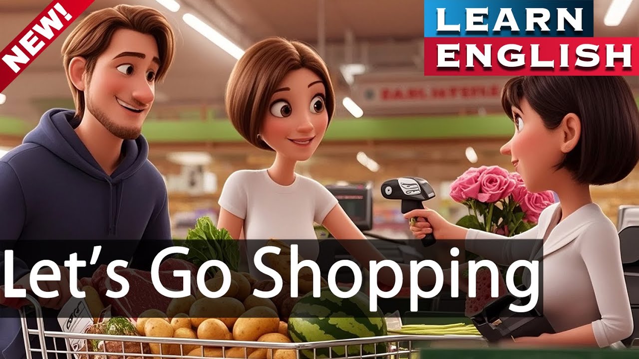 Let’s Go Shopping!|English Conversation for Beginners (A2) | Slow English Conversation