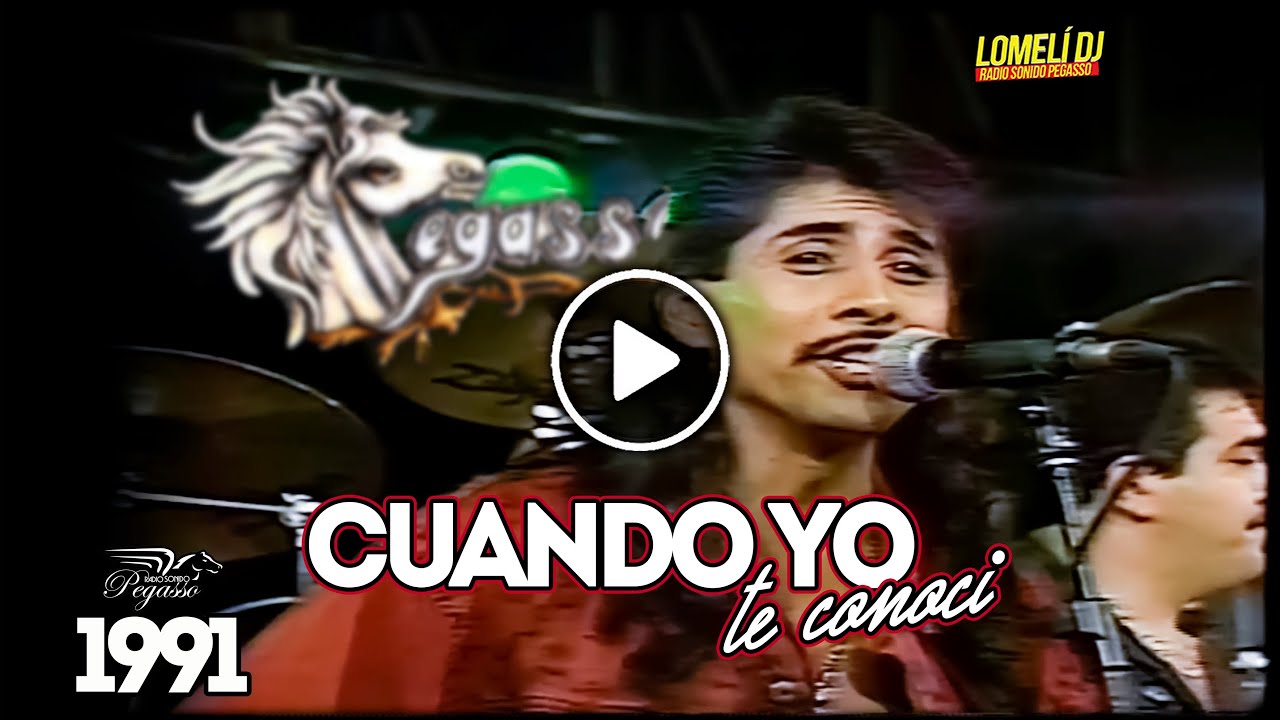 1991 - CUANDO YO TE CONOCI - Jose Santos EL TITERE - PEGASSO - En Vivo  -
