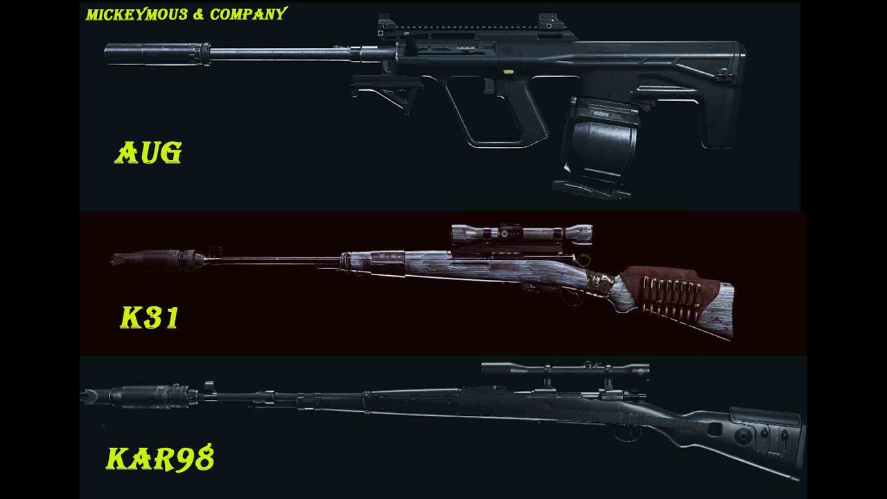 Call of Duty Warzone AUG+KAR98 & K31, Новый мощный комплект