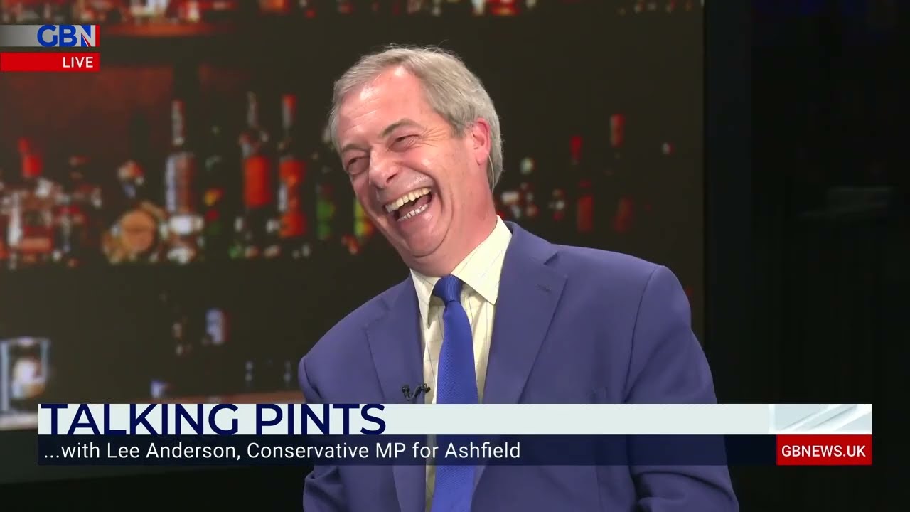 Conservative MP Lee Anderson joins Nigel Farage for Talking Pints