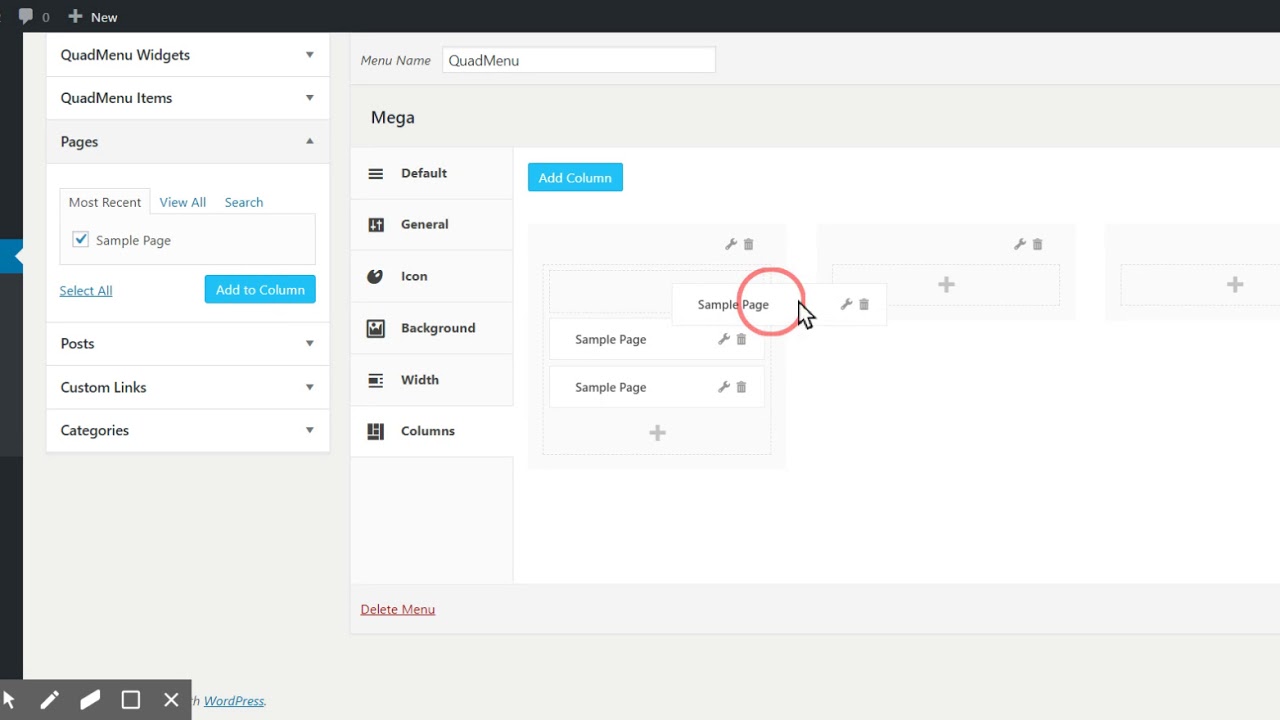 QuadMenu - Add Mega Menu