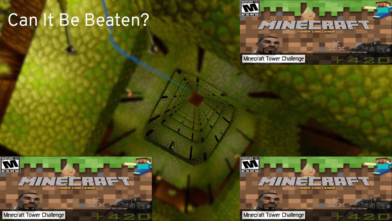 Can I BEAT The "Minecraft" Tower *CHALLENGE*?