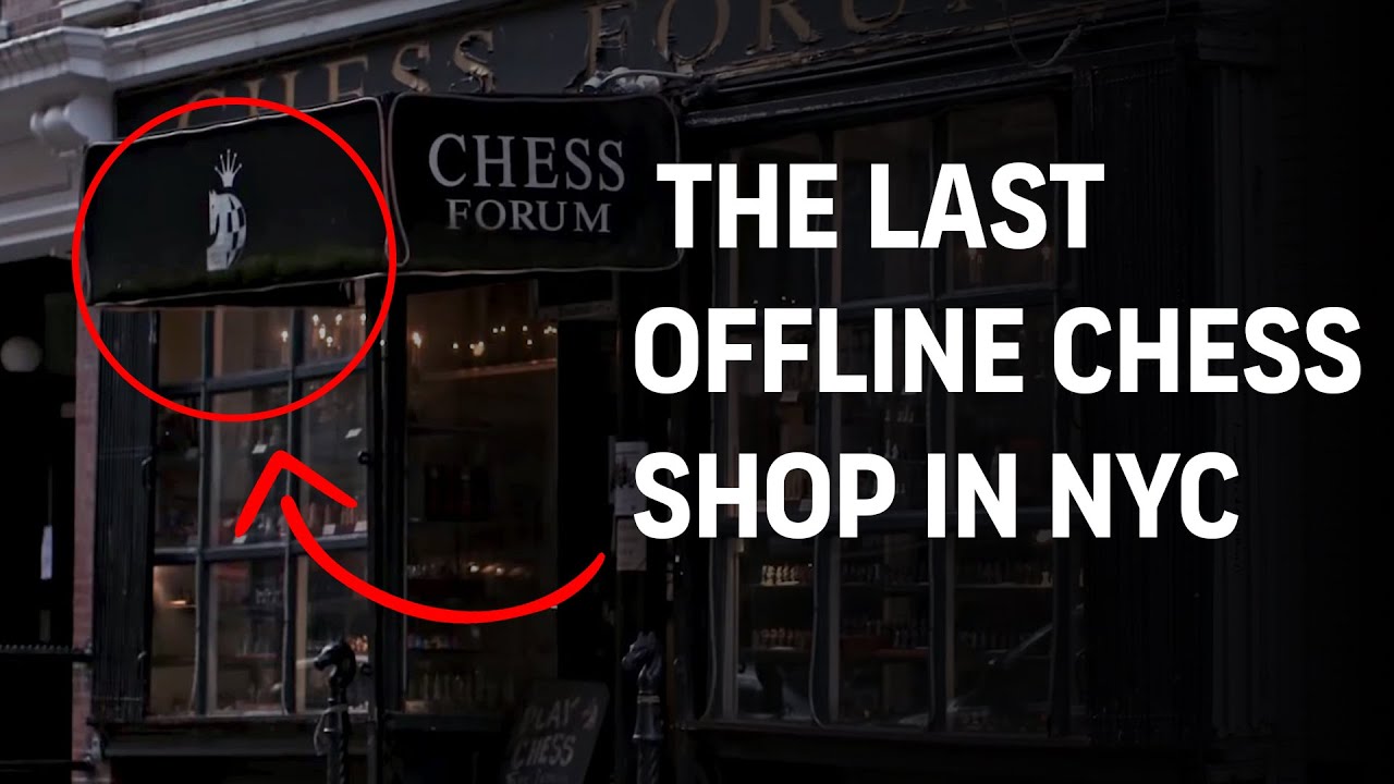 Chess Forum in NYC: the last offline chess shop ♟️