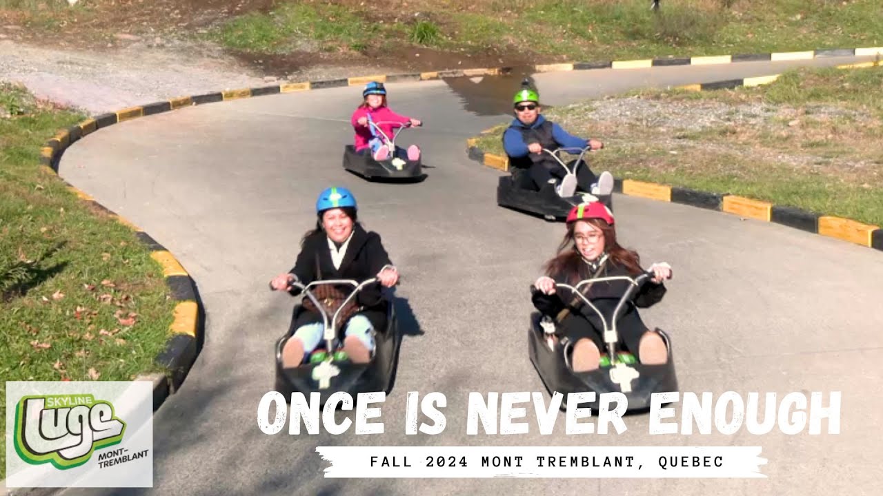 Skyline Luge Mont-Tremblant, Quebec 🇨🇦 (Fall 2024) | WalterNei