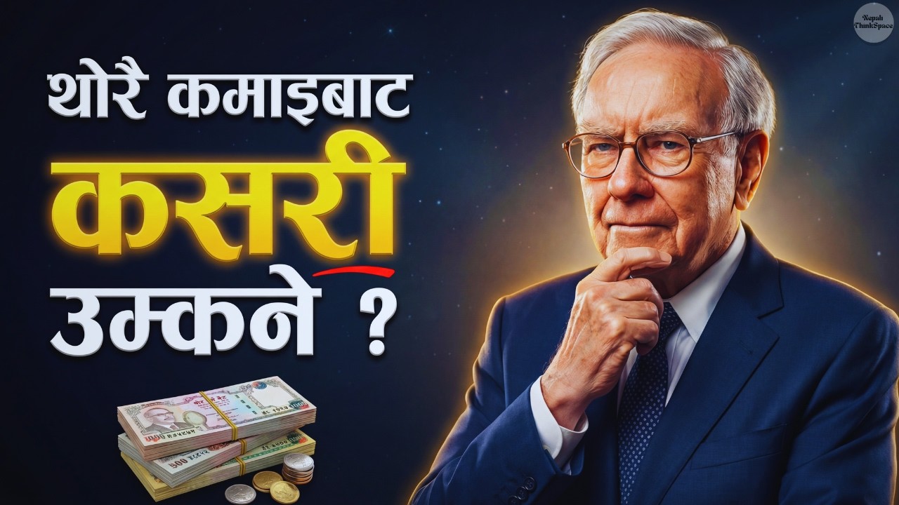 सधैं किन पैसाको अभाव हुन्छ? | Break the Poverty Loop (Warren Buffett) | Nepali ThinkSpace
