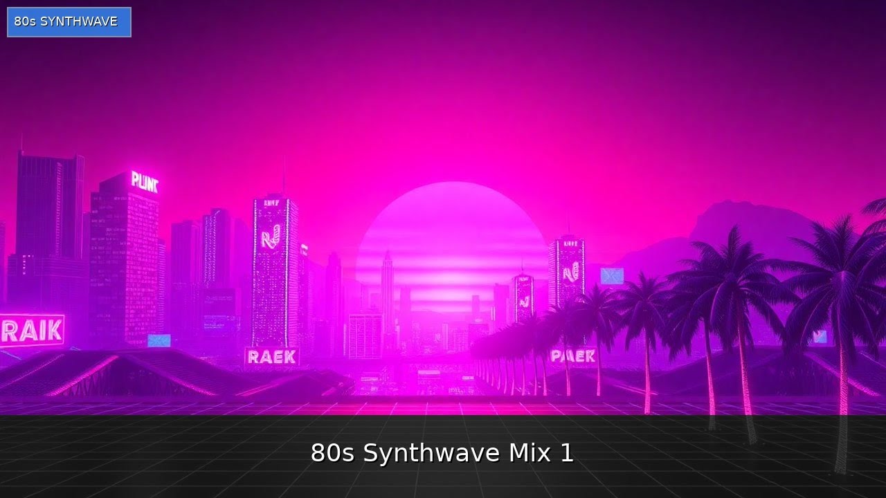 🌌 Electric Dreams | 1 Hour Retro Synthwave Vibes Mix