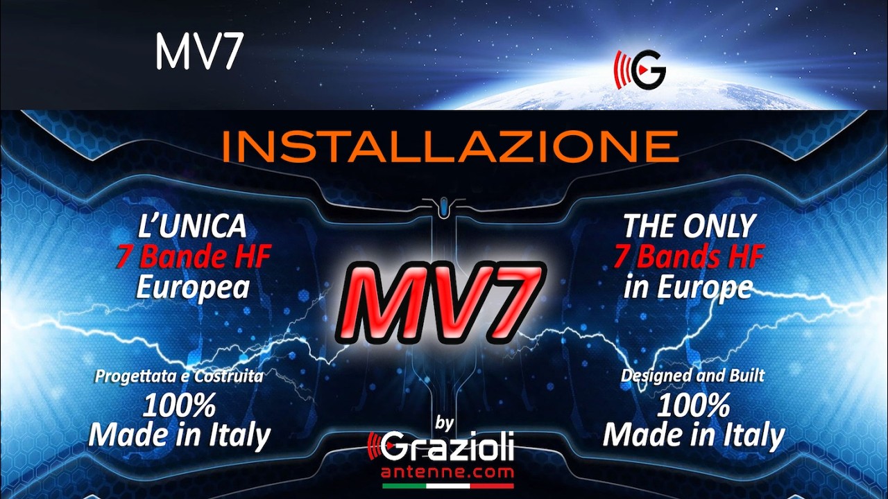 GRAZIOLI MV7 - INSTALLAZIONE #grazioli #mv7 #radioamatori #antenna #hamradio #radio #installation