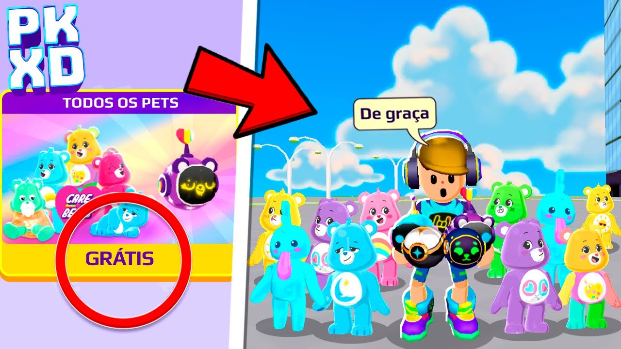 COMO CONSEGUIR TODOS OS PETS DE GRAÇA NO PK XD