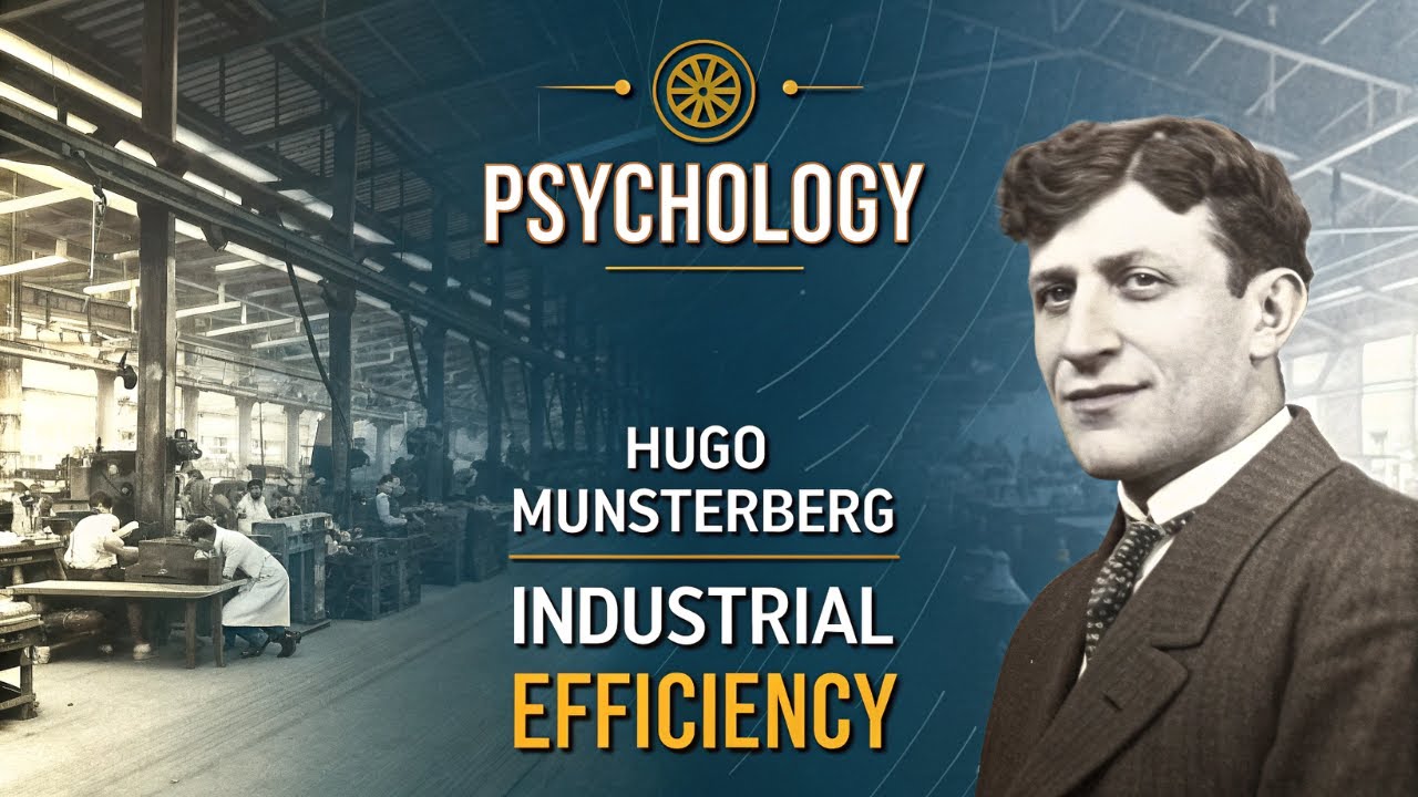 PSYCHOLOGY AND INDUSTRIAL EFFICIENCY BY HUGO MÜNSTERBERG | AUDIO BOOK