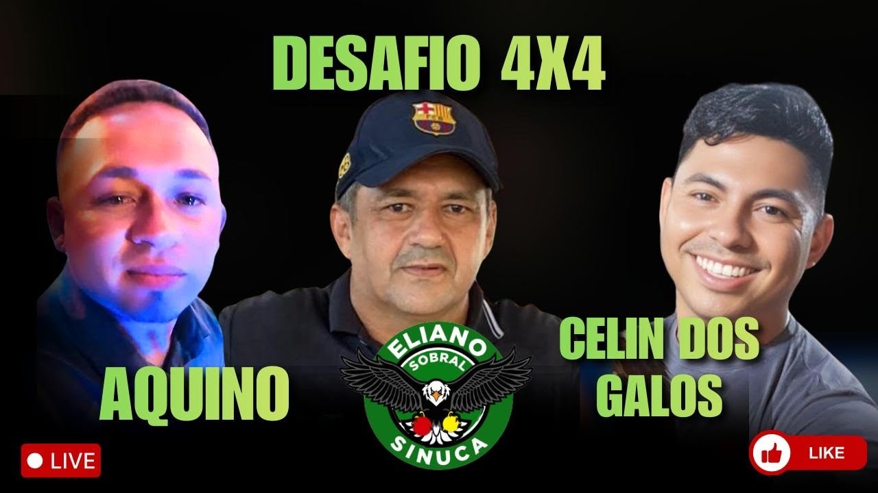 AO VIVO - AQUINO vs CELIN DOS GALOS- 30/01 - #sinuca #aovivo #snooker