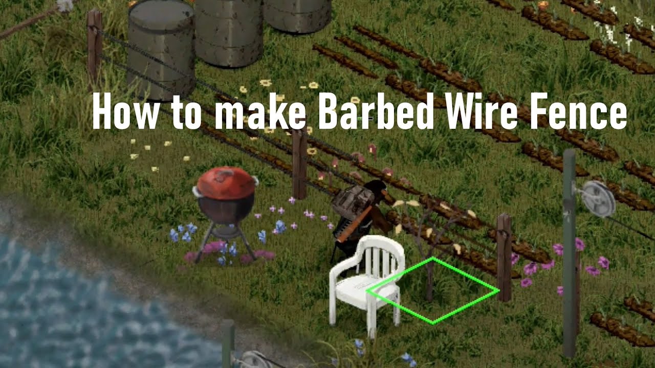 Improve your Project Zomboid Base: Making Barbed Wire Fence