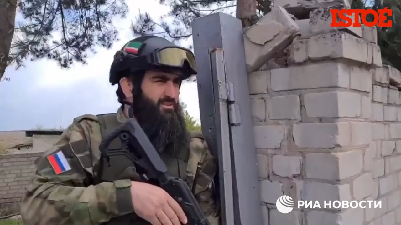 Rússia libera vídeo de operação de chechenos em usina ucraniana